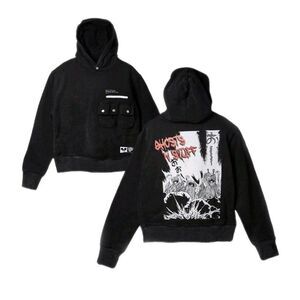 Deadmau5 Cat Eyed Boy Ghosts N Stuff Hoodie Black Graphic EDM DJ Streetwear M